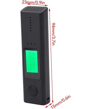 Portable Non-Contact Breathalyzer Alcohol Detector - Digital Breath Tester with 3 Color Indicators - Buy Online on GoSupps.com
