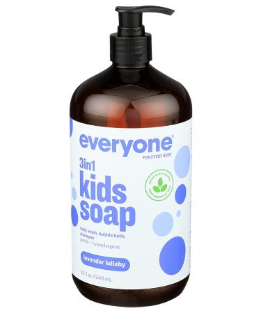 EO Products Everyone Soap for Kids - Lavender Lullaby 32 fl oz - Gentle & Fun! - Buy Online on GoSupps.com