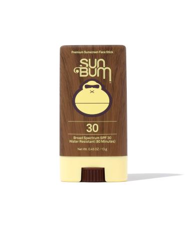 Sun Bum Original Sunscreen Face Stick, Broad Spectrum SPF 30, .45 Oz