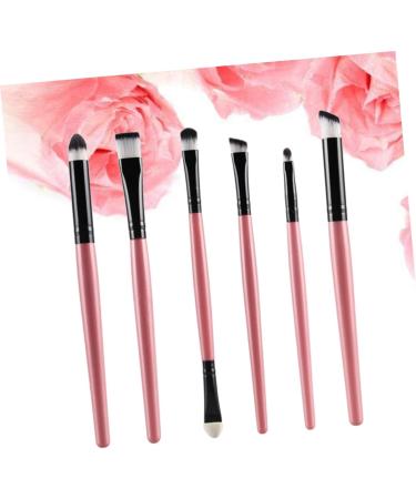 Housoutil 6pc Set Eyeliner Eyebrow Brush Eye Powder Brush Long Handle Eyeshadow Makeup Brush Cosmetics Brush Major Eye Shadow Brush - Buy Online on GoSupps.com