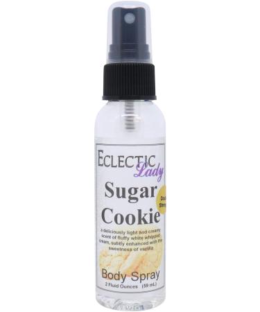 Sugar Cookie Body Spray (Double Strength) 2 ounces Body Mist for Women with Clean Light & Gentle Fragrance Long Lasting Perfume with Comforting Scent for Men & Women Cologne with Soft Subtle 2 Fl Oz (Pack of 1)