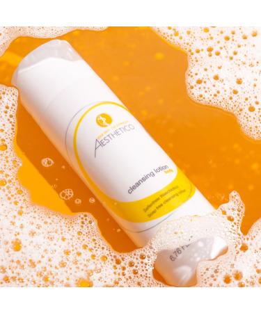Aesthetico Cleansing Lotion - pH Neutral Dead Sea Mineral Gel for Face & Body | 200 ml - All Skin Types - Buy Online on GoSupps.com