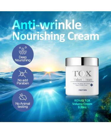 Ronas TOX Volume Cream - Best Anti-Wrinkle Cream for Fine Wrinkles (3.38oz) | Improve Skin Smoothness & Firmness | Shop Internationally - Buy Online on GoSupps.com