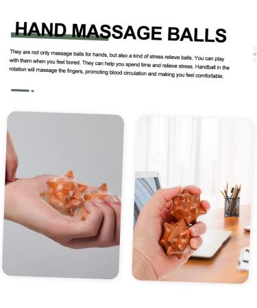 Healeved 6-Pack Massage Balls - Fitness Handballs for Muscle Relief & Foot Massage - PVC 5x5cm - International Shipping Available - Buy Online on GoSupps.com