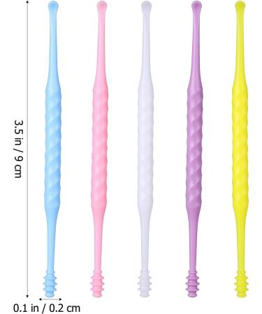 WATIIFUFU 20 Pcs Portable Ear Wax Removal Tools Double-end Spiral Ear Cleaner with Vibrant Colors for Gentle Efficient Earwax Cleaning - Buy Online on GoSupps.com