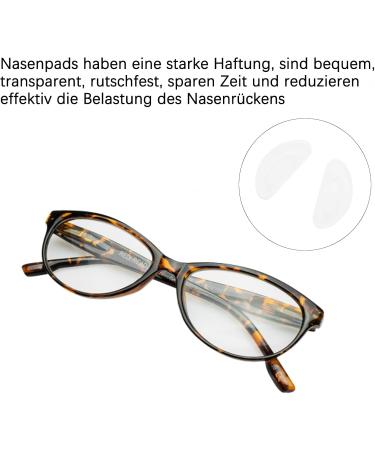 Beejune 10 Pairs Silicone Self-Adhesive Nose Pads for Glasses & Sunglasses Transparent Glasses Pads for Comfort & Style - Buy Online on GoSupps.com