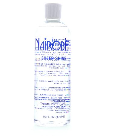 Nairobi Sheer Shine Thermal Protectant for Unisex  16 Ounce