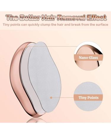 SPOTFISH Crystal Hair Eraser - Painless Hair Removal Tool for Men and Women - Reusable and Portable Epilator - Gold Upgrade - Buy Online on GoSupps.com