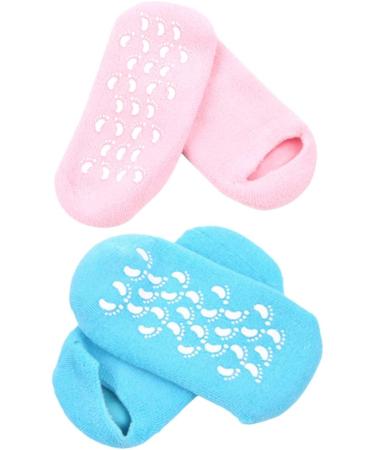 minkissy 2 Pairs Salon Moisturizing Socks Womens Socks Moisturizing Sock Socks Repair Soften Dry Moisturizing Gel Socks Silicone Hydrating Socks Moisture Socks Miss Repair Socks Feet - Buy Online on GoSupps.com
