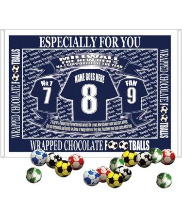 Millwall Football Shirt Personalised Gift Boxed Sweets Variety - Buy Online on GoSupps.com