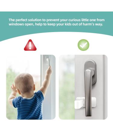 Neonsing Child Locking Door & Window Locks - 4-Piece Patent Design for Child Safety & Security - Buy Online on GoSupps.com