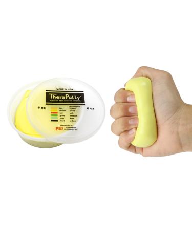 CanDo Theraputty - Therapy Plasticine - 170 g - Yellow (very soft) yellow 6 oz