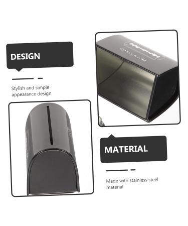 Frcolor Stainless Steel Storage Box for Barber Razor Blades | Portable Razor Bank & Blade Disposal Case - Buy Online on GoSupps.com