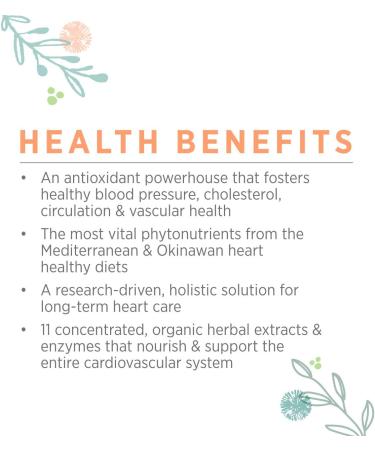 Pure Synergy Heart Protector 60 Capsules - Certified Organic, Non-GMO, Vegan Heart Health Supplement - Buy Online on GoSupps.com