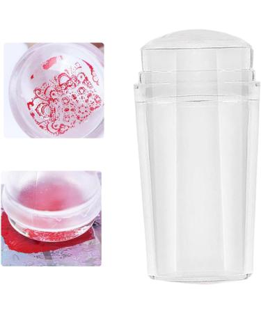 Nail Art Stamper Kit Silicone Transparent Manicure Stamping Stencil with Scraper Brushes - Buy Online on GoSupps.com
