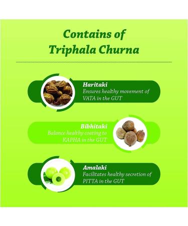 Baidyanath Asli Ayurved Nagpur Triphala Churna 500 G Pack of 2 Helps Relieve Constipation Acidity and Gas Relief Ayurvedic Remedy for Gastrointestinal Health - Buy Online on GoSupps.com