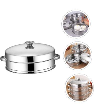 FELTECHELECTR 1 set Dumplings with Stainless Food Steam Household Cooking Premium Kitchen Steaming Accessory Buns stainless steel - Buy Online on GoSupps.com