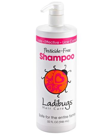 Ladibugs Lice Prevent Shampoo 32oz Family Size | Natural, Essential Oils, Sulfate-Free| Keep Lice Away! - Buy Online on GoSupps.com