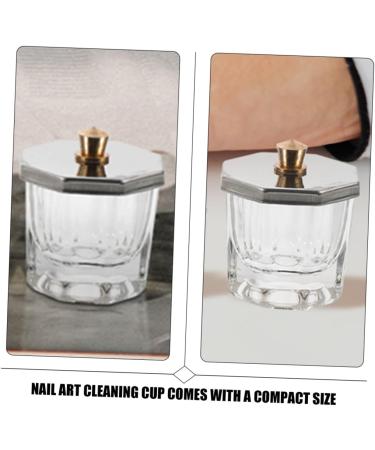Housoutil Nail Cup Dappen Dish Nail Liquid Acrylic Nail Tools Nail Dappen Dish Nail Dish Acrylic Nail Supplies Dappen Dish for Acrylic Nails Nail Liquid Holder Toning Glass Bracket - Buy Online on GoSupps.com