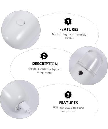 WOONEKY 1 Set Spray Hydrating Apparatus Facial Water Sprayer Lash Cleaner Handheld Plastic White - Buy Online on GoSupps.com