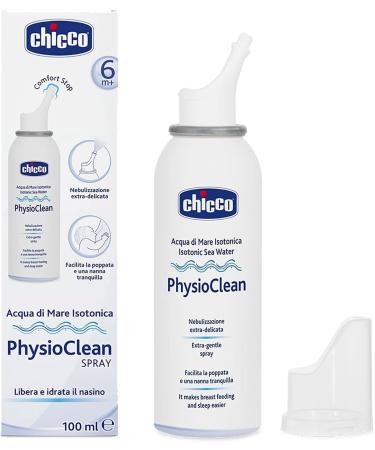 Chicco Isotonic Sea Water Spray 100ml - Natural Nasal Care for Kids & Adults | Fast International Shipping - Buy Online on GoSupps.com