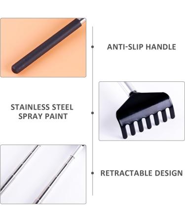 Removable Back Scratcher with 2 Replacement Heads & Storage Bag | Portable Stainless Steel Itching Massage Device (21 59 cm) - Buy Online on GoSupps.com