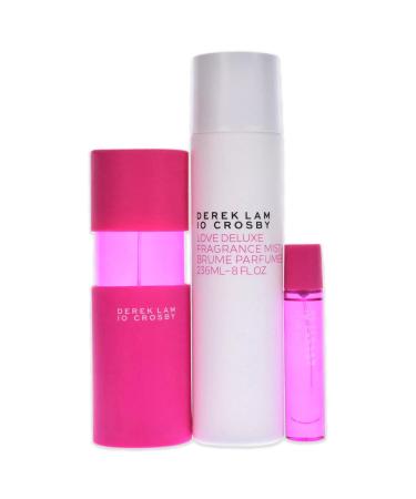 Derek Lam 10 Crosby - Love Deluxe - 3 Pc Gift Set - 3.4 Oz Eau De Parfum 0.3 Oz Eau De Parfum 8 Oz Fragrance Mist - Delicate Refreshing Scent For Women - Floral Woody Musk Perfume Spray - Buy Online on GoSupps.com