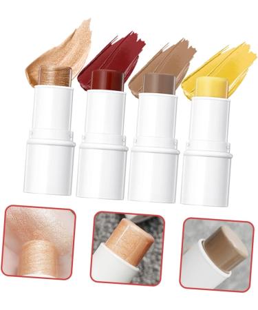 BELLIFFY 1 Set Contour Stick Highlighters Makeup Contour Kit Contouring Makeup Kit for Beginners Face Contouring Makeup Kit Makeup Highlighter Cream Blush Stick Face Highlighter Stick Blush - Buy Online on GoSupps.com
