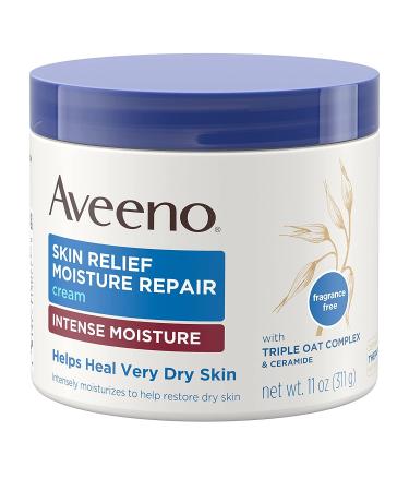 Skin Relief Intense Moisture Repair Cream 2 Pack (11 oz) - Hydrating & Soothing Formula - Buy Online on GoSupps.com