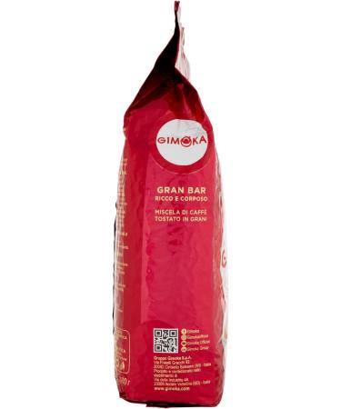 Gimoka miscela bar torrefatto in grani Gran Bar Caf bien Espresso Caf En Grains entier Arri re-go t au chocolat amabile 6x 1kg + Italian Gourmet polpa 400g - Buy Online on GoSupps.com