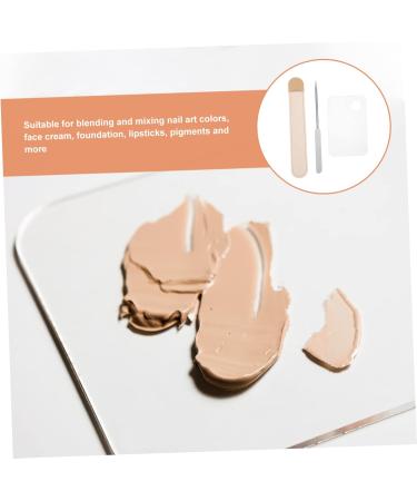 Mikinona Makeup Mixing Palette Mini Makeup Nail Art Supplies Sturdy Dimensional Retaining Salon Use At Home 175X15CM as shown - Buy Online on GoSupps.com