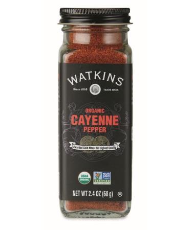 Watkins Gourmet Organic Spice Jar, Cayenne Pepper, 2.4 oz - Buy Online on GoSupps.com