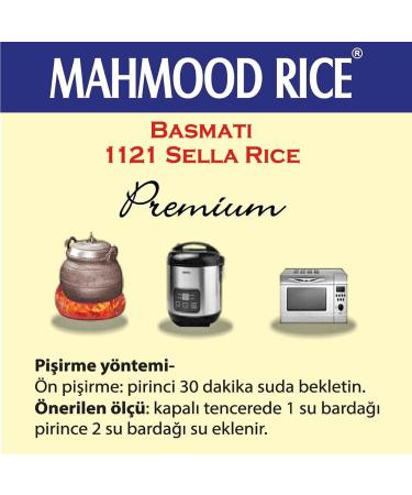 Sella Basmati Mahmood Long Rice 900g - Buy Online on GoSupps.com