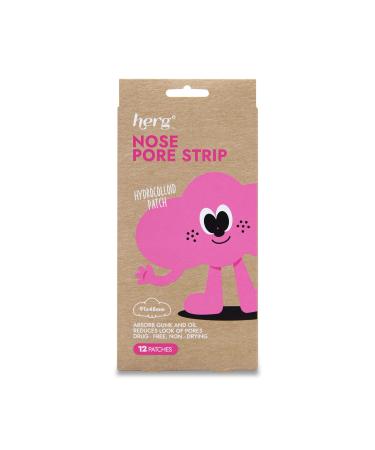 herg - Extra large Hydrocolloid Patches for Nose Pores Pimples Zits and Oil - Dermatologist-Approved Overnight Pore Strips to Absorb Acne Nose Gunk (12 Count) - Buy Online on GoSupps.com