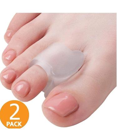 2pcs Toe Silicone Bunion Guard Foot Care Orthopedic Toe Separators Finger Toe Separator Correction Pad Foot Care Tool - Buy Online on GoSupps.com