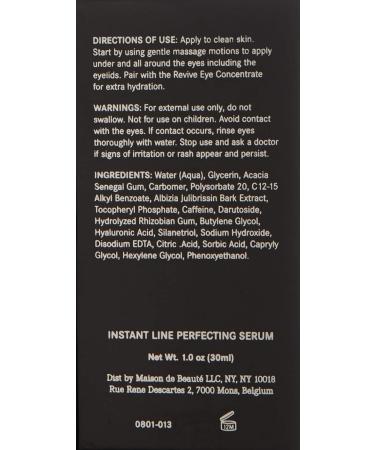 M TIER Instant Line Perfecting Serum - Anti-Wrinkle Eye Serum for Men & Women | 1.0 fl oz - Shop Internationally - Buy Online on GoSupps.com