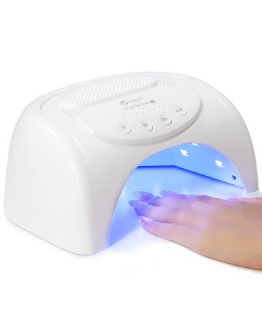 Beetles 48W UV LED Nail Light with 3 Timers Professional UV Light for Gel Nails Uv Nail Lamp Curing Dryer for Gel Polish Base Gel Top Coat DIY Nail Art Home Salon Manicure Gift for Girls