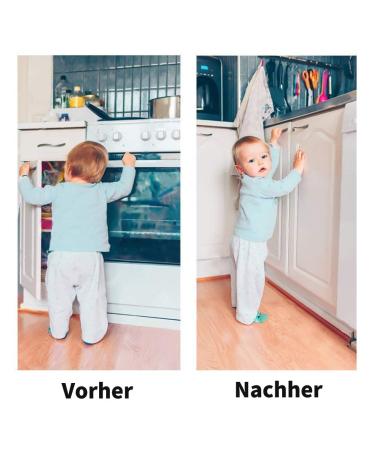 Norjews Baby Safety Magnetic Cabinet Lock - 10 Locks & 2 Keys Invisible Childproofing for Cabinets and Drawers No Drilling Required - Buy Online on GoSupps.com