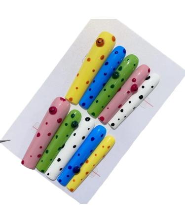 Handmade wearing of European and American style nail patches halo dyeing detachable nail art patches fake nails(A-004 S)