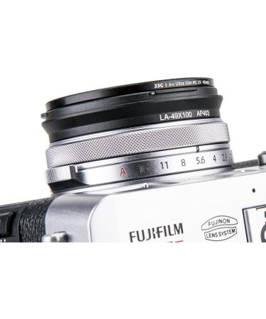 49mm Metal Lens Filter Adapter Ring for Fujifilm X100V X100F X100T X100S X100 X70 Cameras Black - Buy Online on GoSupps.com