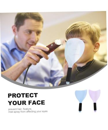 MERRYHAPY 2Pcs Handheld Face Baffles for Hair Cutting Hair Spray Protector Salon Supplies for Home and Barber Shop Essential Hairdressing Tools - Buy Online on GoSupps.com