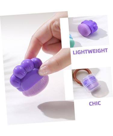 Beavorty Portable Makeup Brush Artificial Fiber Portable Concealer Brush Purple Make up Brush Plastic Blush Brush - Buy Online on GoSupps.com