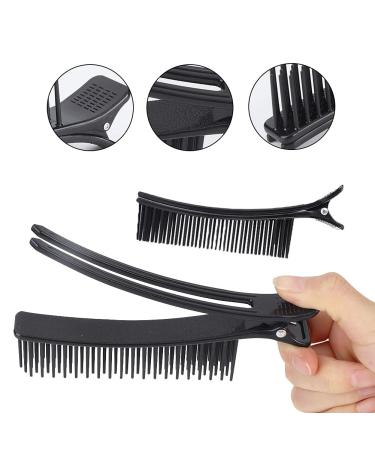 2Pcs Black Hair Styling Clips - Salon Sectioning Hairpins for Hairdressing - Buy Online on GoSupps.com