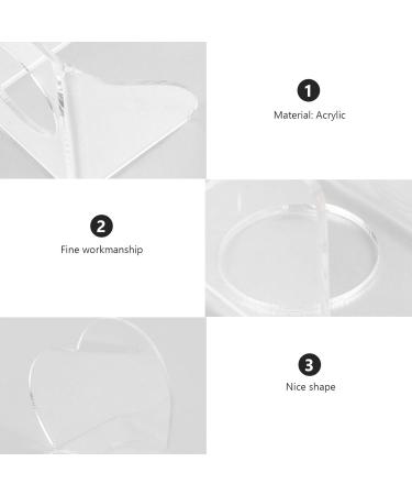 Beaupretty 2 STK Acrylic Palette & Make-Up Mixing Spatula - Ideal for Pigment Mixing Foundation Nail Art & Eyeshadow - Buy Online on GoSupps.com