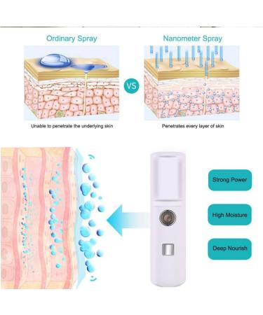 BESPORTBLE 1pc Sprayer Hydrating Humidifier Mini Humidifier Usb Portable Humidifier Facial Care Steamer Desktop - Buy Online on GoSupps.com