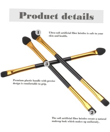 Outanaya 20pcs Double Ended Eyeshadow Brush Eyeshadow Applicator Eyeshadow Makeup Supplies Practical Makeup Brush Eye Shadow Brush for Makeup Professional Makeup Brush Eye Makeup Accessory - Buy Online on GoSupps.com