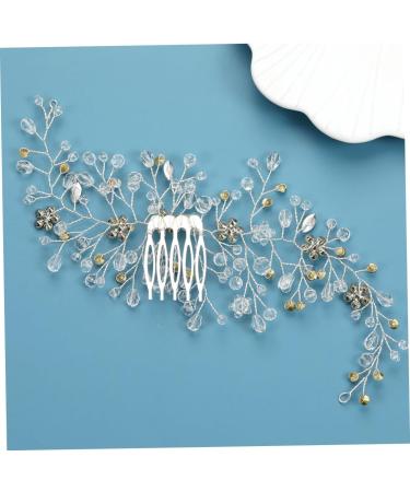 FRCOLOR Piece wedding hair accessories girls hair accessories wedding hair clip rhinestone hair clips gold hair clips girl hair accessories rhinestone hair comb alloy jewelry bride casual - Buy Online on GoSupps.com