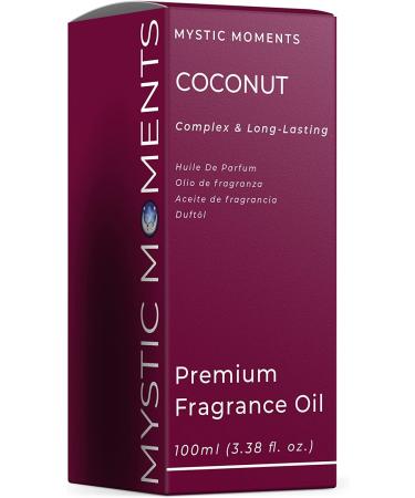 Mystic Moments Coconut Fragrance Oil - 100ml | Ideal for Soaps, Candles, Skin & Hair Care - Buy Online on GoSupps.com