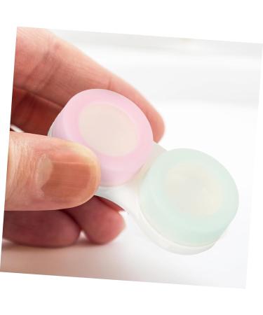 Buy Solustrie Travel Lens Case - Small Plastic Contact Lens Container with Mirror & Foil - Perfect for Colored Contacts & Outdoor Use - Buy Online on GoSupps.com
