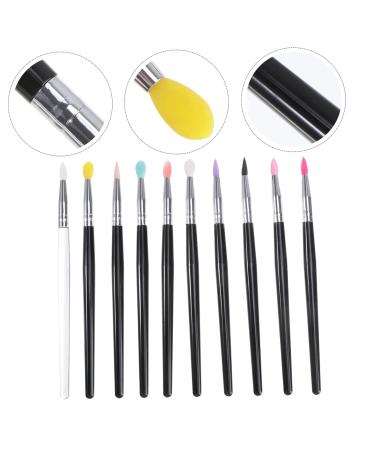 30 Pcs Cosmetic Brush Set - Eye Shadow Lipstick & Lip Balm Applicators - Perfect Makeup Tools for Flawless Application - Buy Online on GoSupps.com